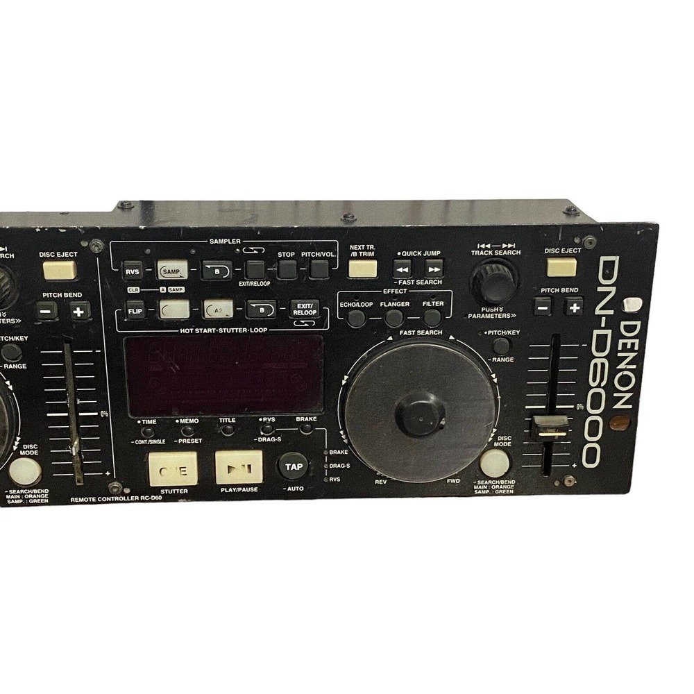 Denon DN-D6000 Rack Mount DJ Controller For Dual CD/MP3 Player 2-Channel 16-Bit - Picture 4 of 9